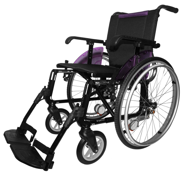 Silla de ruedas Line Giro Malva