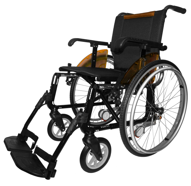 Silla de ruedas Line Giro Naranja