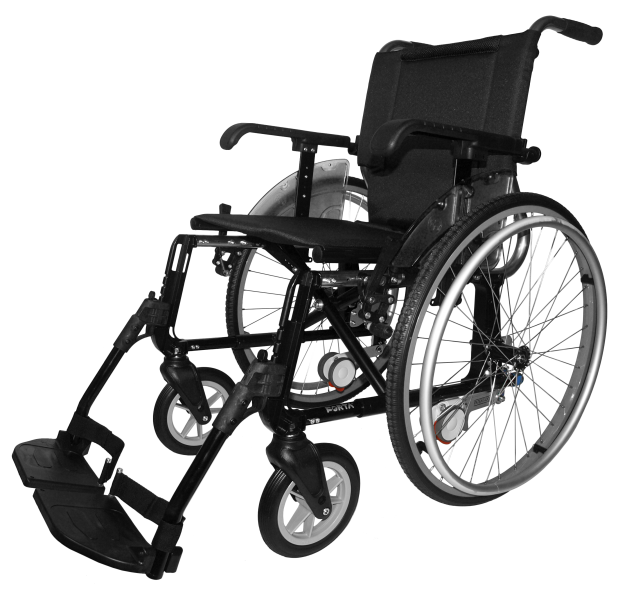 Silla de ruedas Line Giro Negro