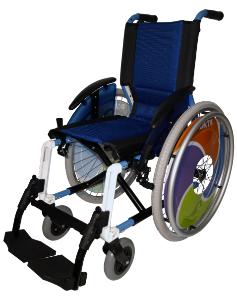 Silla de ruedas Line Infantil Azul
