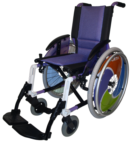 Silla de ruedas Line Infantil Malva